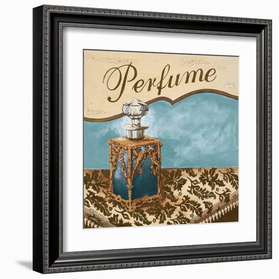 Bath Accessories III - Blue Perfume-Gregory Gorham-Framed Art Print