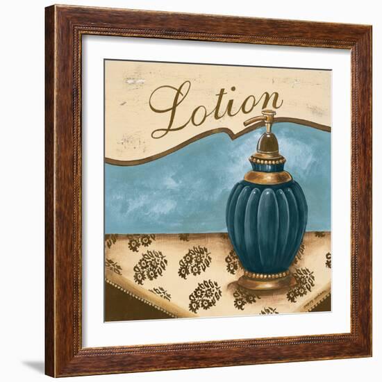 Bath Accessories IV - Blue Lotion-Gregory Gorham-Framed Premium Giclee Print