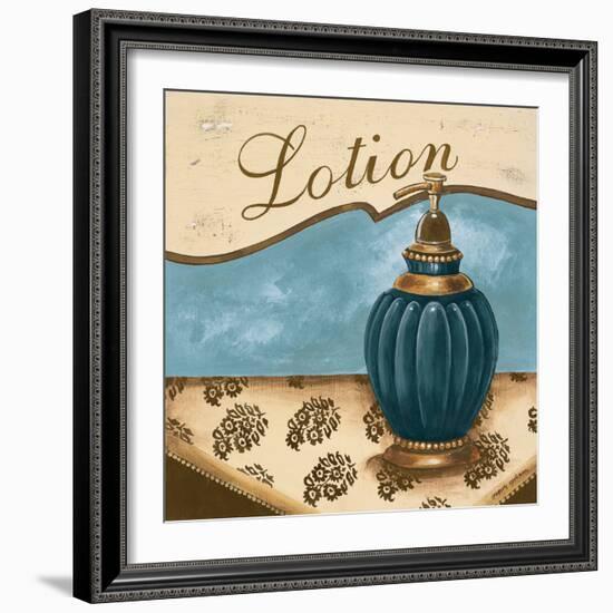 Bath Accessories IV - Blue Lotion-Gregory Gorham-Framed Premium Giclee Print