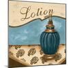 Bath Accessories IV - Blue Lotion-Gregory Gorham-Mounted Art Print