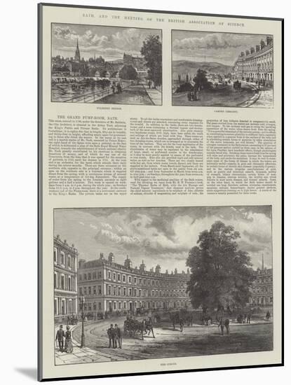 Bath, and the Meeting of the British Association of Science-null-Mounted Giclee Print