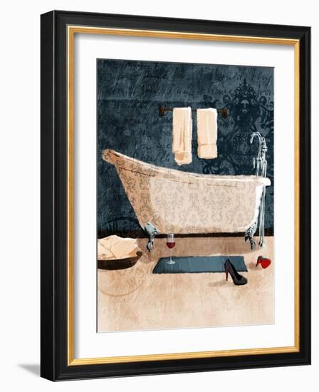 Bath And Wine-Jace Grey-Framed Art Print