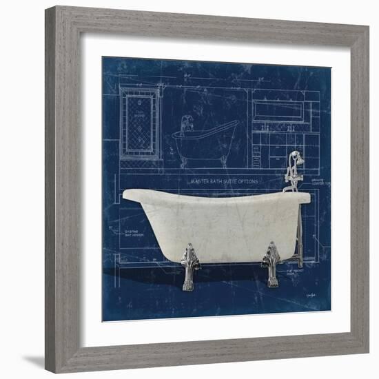 Bath Blues 1-Diane Stimson-Framed Art Print