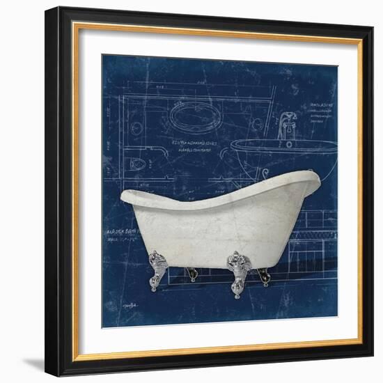 Bath Blues 2-Diane Stimson-Framed Art Print