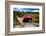 Bath Covered Bridge, New Hampshire-George Oze-Framed Photographic Print