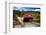 Bath Covered Bridge, New Hampshire-George Oze-Framed Photographic Print