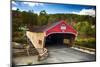 Bath Covered Bridge, New Hampshire-George Oze-Mounted Photographic Print