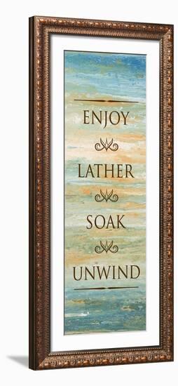 Bath in Abstract I-Roberto Gonzalez-Framed Art Print