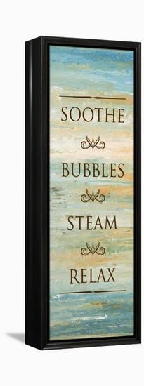 Bath in Abstract II-Roberto Gonzalez-Framed Stretched Canvas