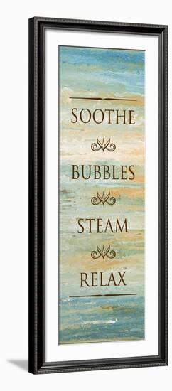 Bath in Abstract II-Roberto Gonzalez-Framed Art Print