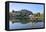 Bath Lake, the Place and the Riegerburgs, Austria-Volker Preusser-Framed Premier Image Canvas