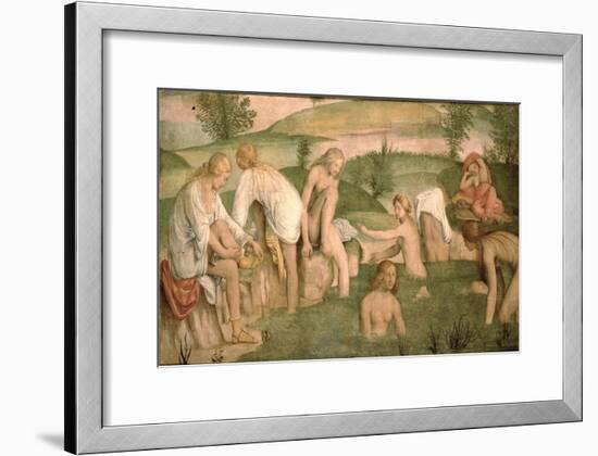 Bath of Psyche, 1520-23-Bernardino Luini-Framed Giclee Print