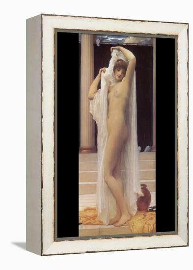 Bath of Psyche-Frederick Leighton-Framed Stretched Canvas