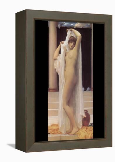 Bath of Psyche-Frederick Leighton-Framed Stretched Canvas