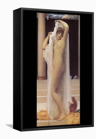 Bath of Psyche-Frederick Leighton-Framed Stretched Canvas