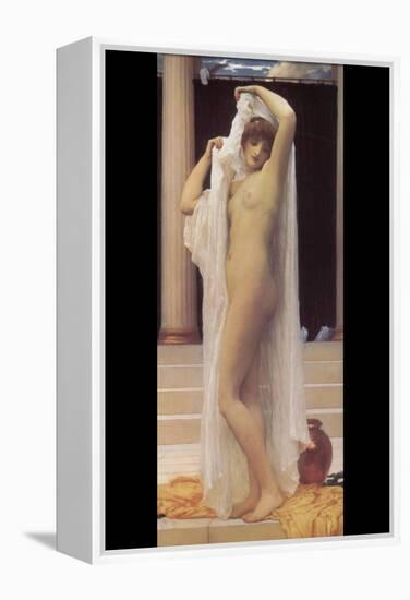 Bath of Psyche-Frederick Leighton-Framed Stretched Canvas