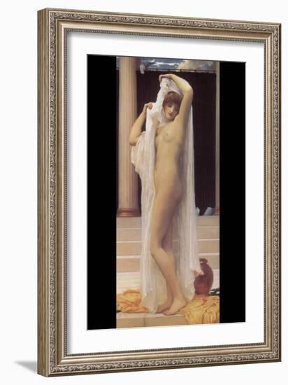 Bath of Psyche-Frederick Leighton-Framed Art Print