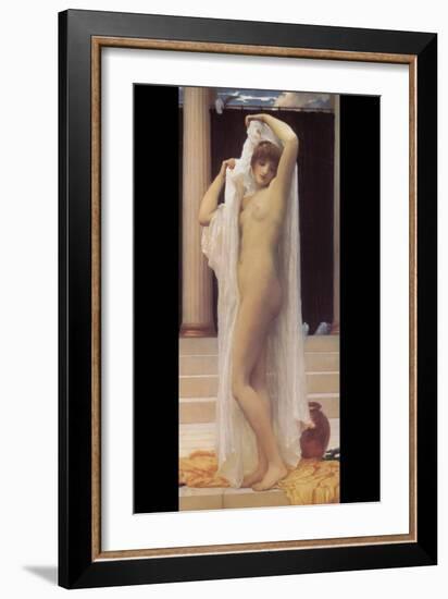 Bath of Psyche-Frederick Leighton-Framed Art Print