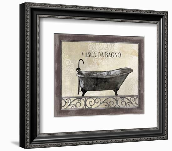 Bath Silhouette IV-NBL Studio-Framed Art Print