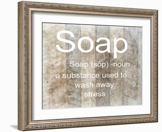 Bath Soap-Sheldon Lewis-Framed Art Print