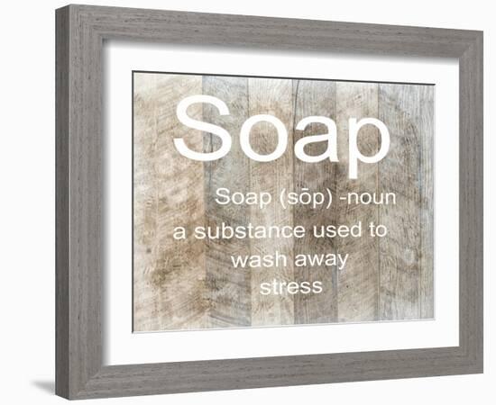 Bath Soap-Sheldon Lewis-Framed Art Print