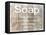 Bath Soap-Sheldon Lewis-Framed Stretched Canvas