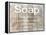 Bath Soap-Sheldon Lewis-Framed Stretched Canvas