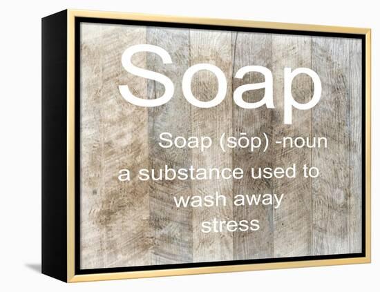 Bath Soap-Sheldon Lewis-Framed Stretched Canvas
