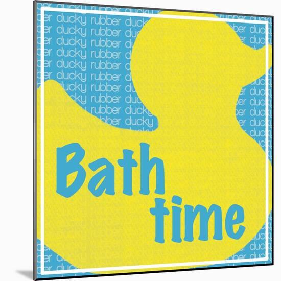 Bath Time Ducky-Lauren Gibbons-Mounted Art Print