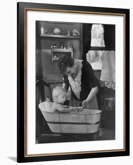 Bath Time-null-Framed Photo