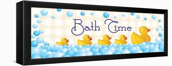 Bath Time-N. Harbick-Framed Stretched Canvas