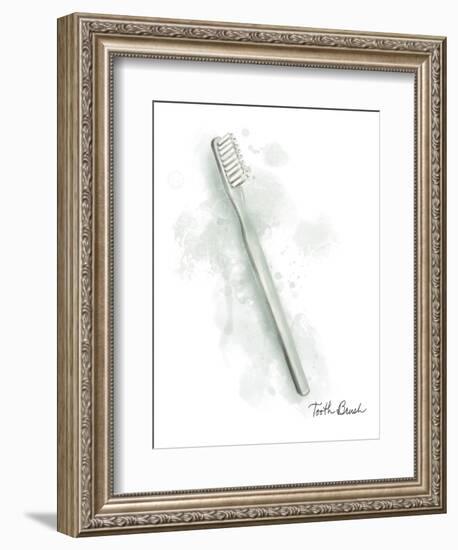 Bath Toothbrush-Matthew Piotrowicz-Framed Art Print