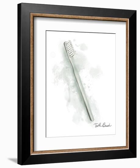 Bath Toothbrush-Matthew Piotrowicz-Framed Art Print