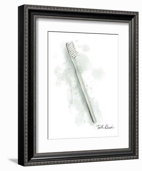 Bath Toothbrush-Matthew Piotrowicz-Framed Art Print