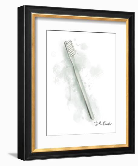 Bath Toothbrush-Matthew Piotrowicz-Framed Art Print