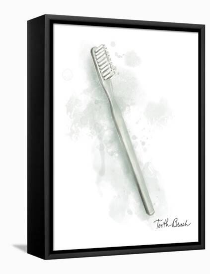 Bath Toothbrush-Matthew Piotrowicz-Framed Stretched Canvas