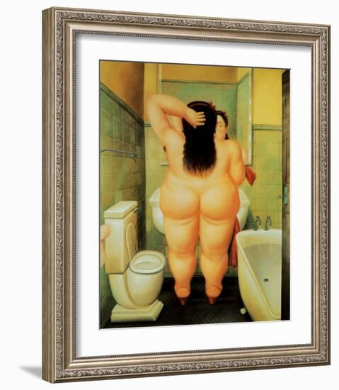 Bath-Fernando Botero-Framed Art Print