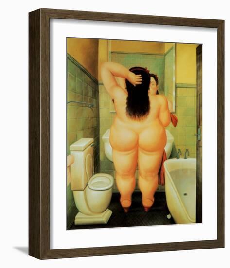 Bath-Fernando Botero-Framed Art Print