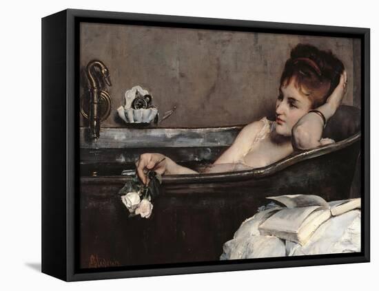 Bath-Alfred Emile Léopold Stevens-Framed Stretched Canvas