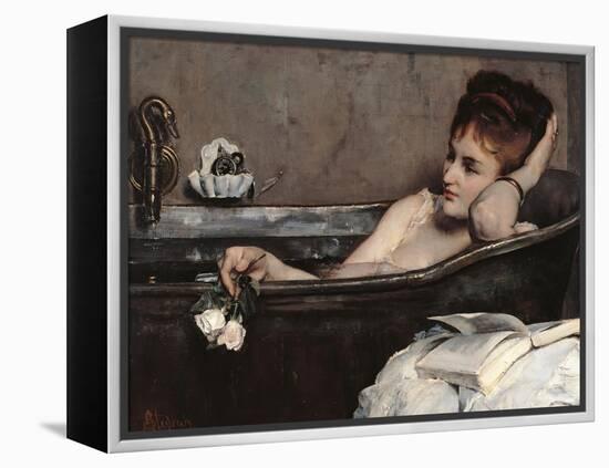 Bath-Alfred Emile Léopold Stevens-Framed Stretched Canvas