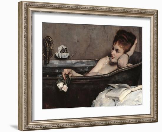 Bath-Alfred Emile Léopold Stevens-Framed Art Print