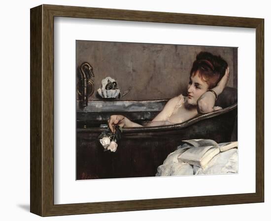 Bath-Alfred Emile Léopold Stevens-Framed Art Print