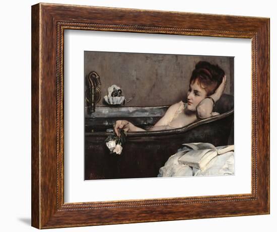 Bath-Alfred Emile Léopold Stevens-Framed Art Print