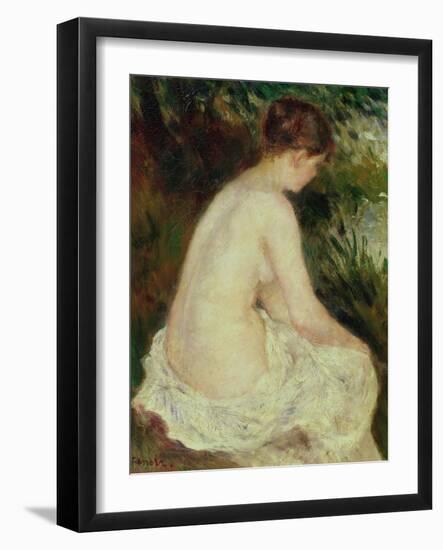 Bather, 1879-Pierre-Auguste Renoir-Framed Giclee Print