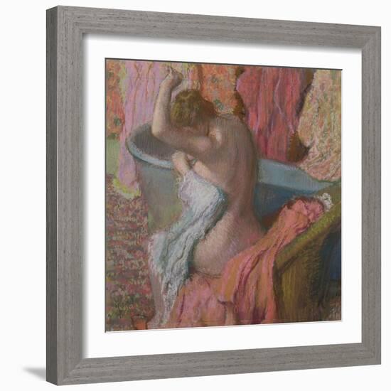 Bather, 1899 (Pastel on Paper)-Edgar Degas-Framed Giclee Print