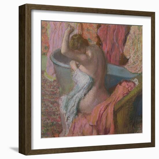 Bather, 1899 (Pastel on Paper)-Edgar Degas-Framed Giclee Print