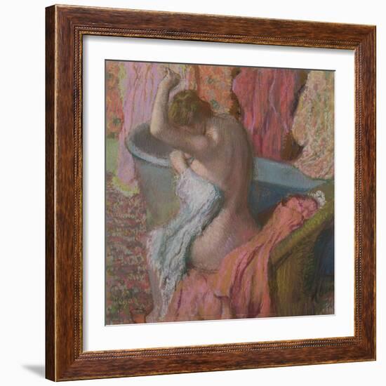 Bather, 1899 (Pastel on Paper)-Edgar Degas-Framed Giclee Print