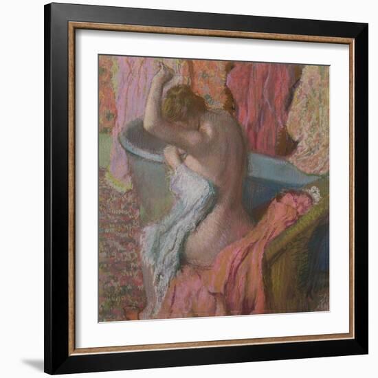 Bather, 1899 (Pastel on Paper)-Edgar Degas-Framed Giclee Print