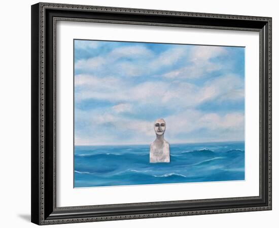 Bather,2017,-Rob Woods-Framed Giclee Print