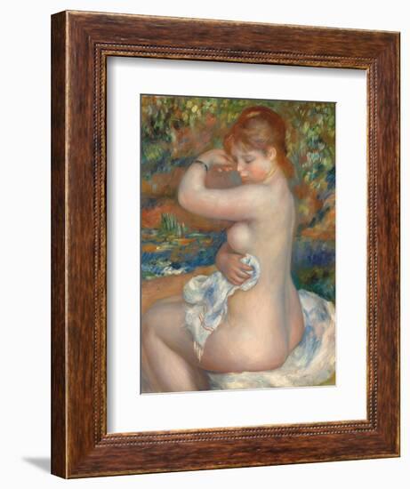 Bather; Baigneuse, 1888-Pierre-Auguste Renoir-Framed Giclee Print